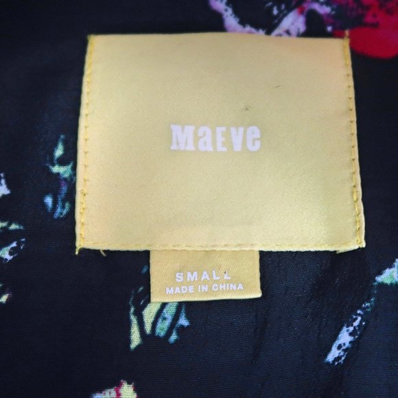 Anthropologie Maeve Floral Batwing Mini Dress Small - Picture 13 of 13